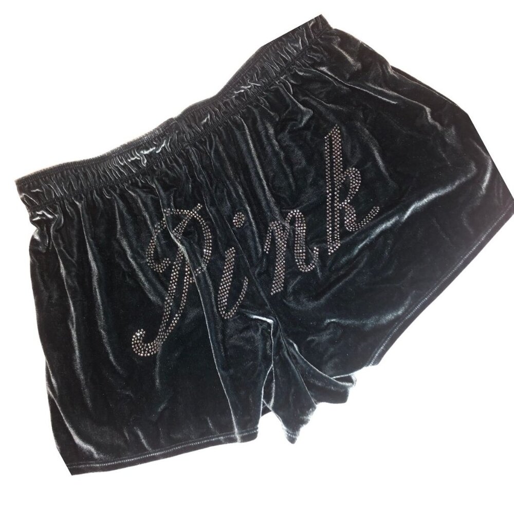 Victorias Secret PINK Green Velvet sleep shorts